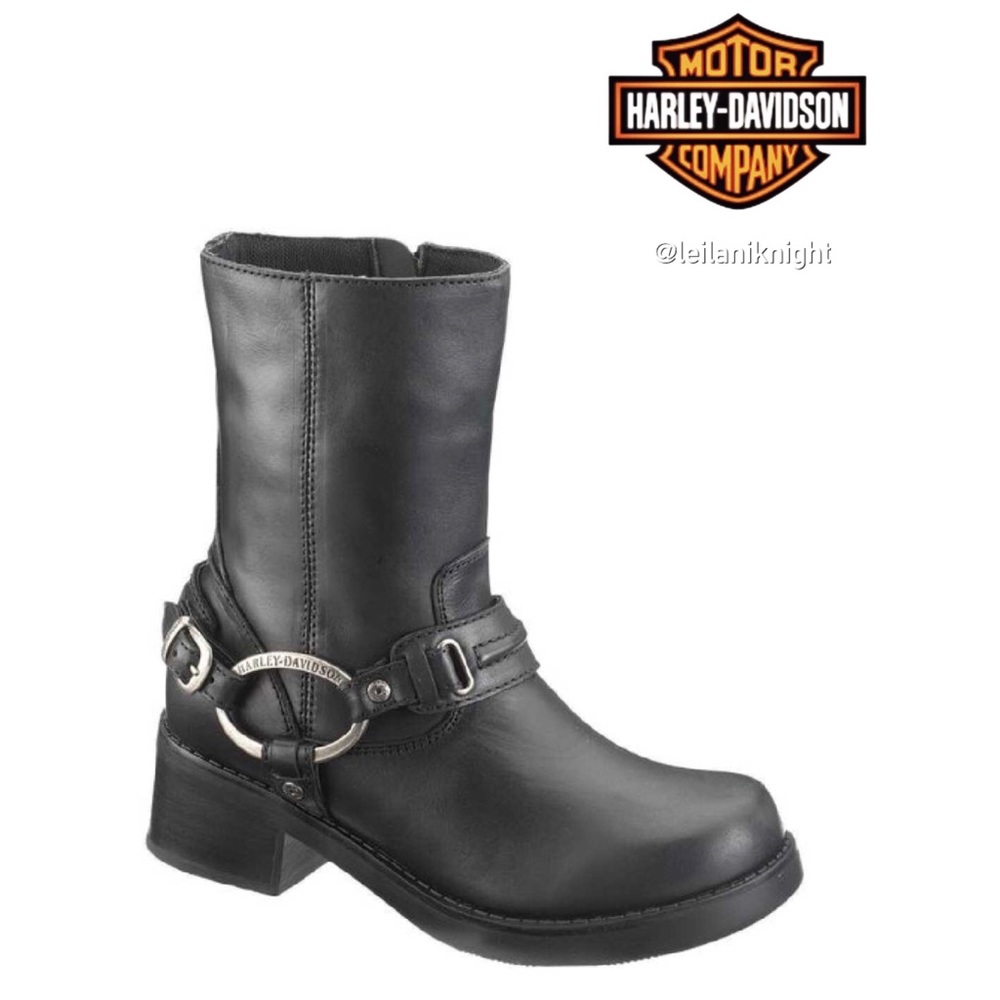 Harley Davidson Christa Harness Motorcycle Boots